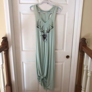 Never Worn Deer Maxi Dress